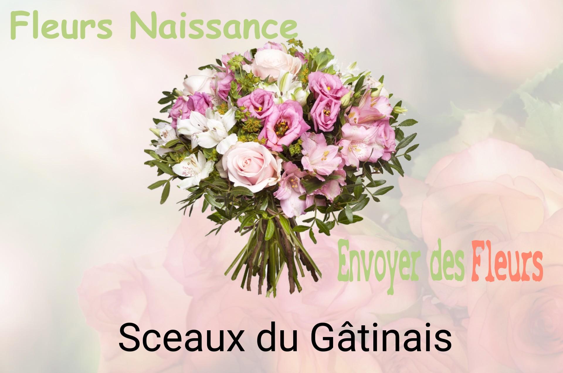 Bouquet de fleurs de naissance livré à Sceaux-du-Gâtinais