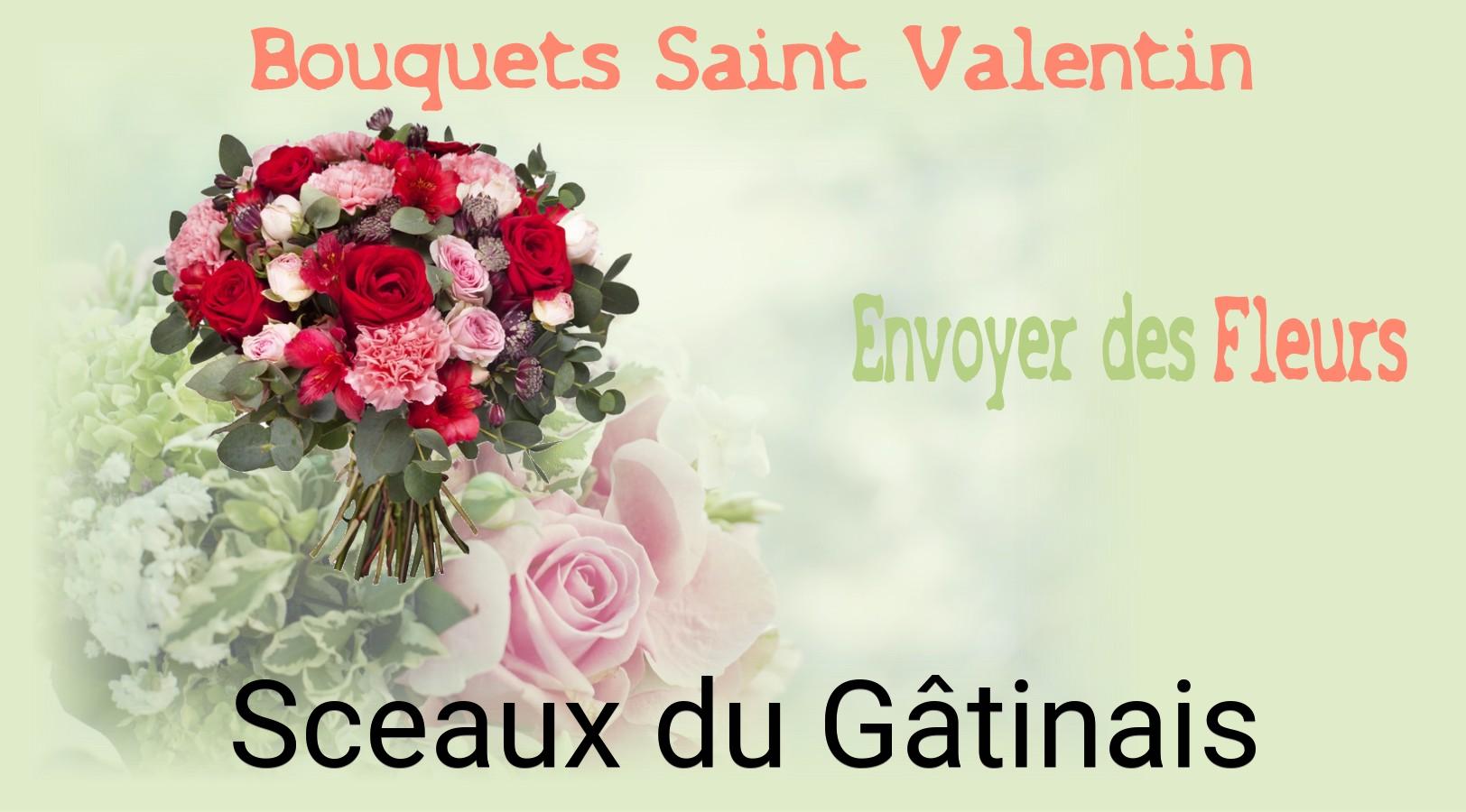 Roses de Saint-Valentin livrées à Sceaux-du-Gâtinais